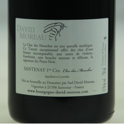 David Moreau CLOS DES MOUCHES aop Santenay 1er Cru rouge 75cl