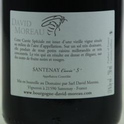 David Moreau CUVEE "S" aop Santenay rouge 75cl