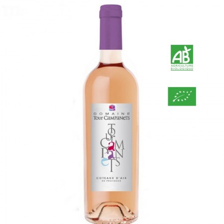 Dom.Tour Campanets TOUR CAMPANETS aop cx d'Aix rosé 75 cl