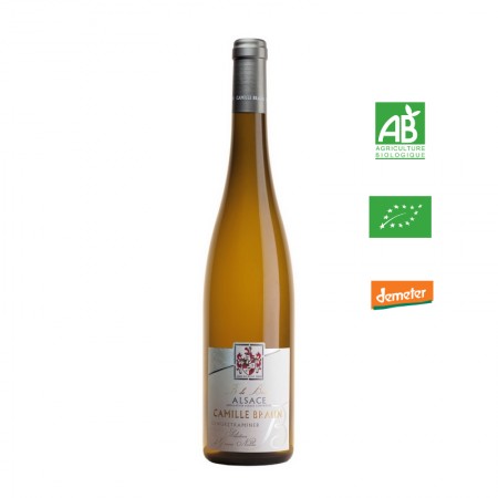 Camille Braun GRAINS NOBLES Gewurztraminer aop Alsace blanc 50 cl