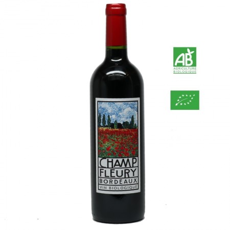 CHAMP FLEURY Aop Bordeaux rouge 75cl