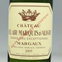 Château Bel Air - Marquis d'Aligre aop Margaux 2005 rouge 75cl
