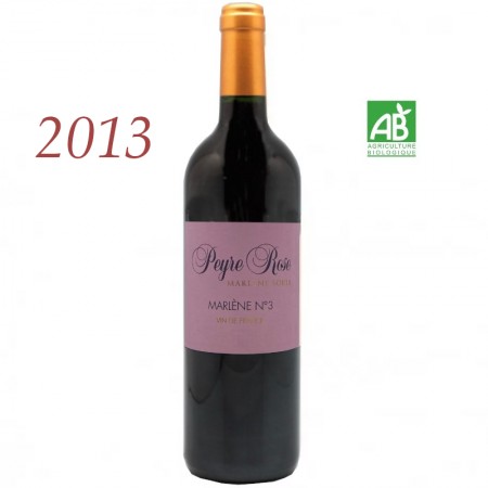 Dom.Peyre Rose MARLENE N°3 Vin de France 2013 rouge 75cl