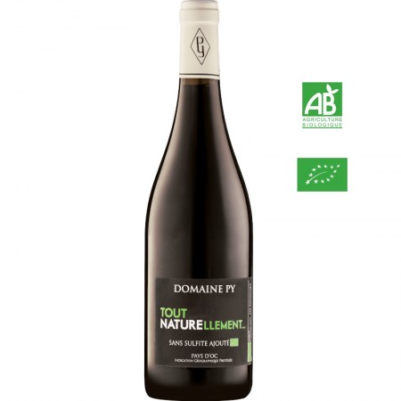 Domaine Py NATUREllement igp Oc 2022 rouge 75cl