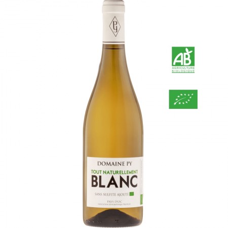 Domaine PY NATUREllement igp Oc 2022 blanc 75cl