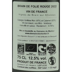 Dom.du Mortier BRAIN DE FOLIE vdf CABERNET