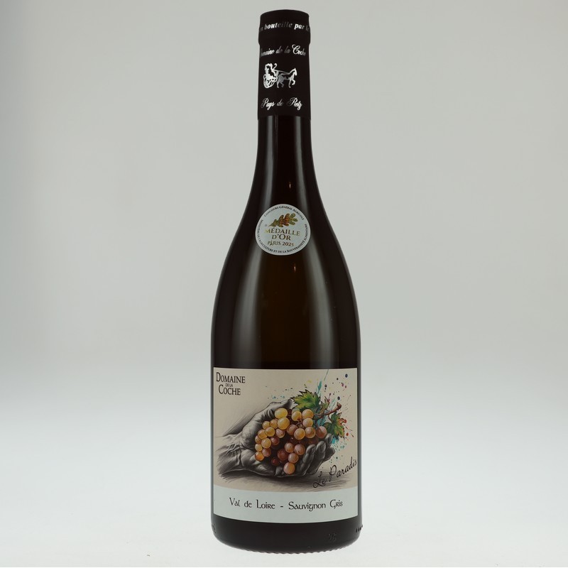 Dom.de la Coche PARADIS igpp Val de Loire blanc 75cl Dom.de la Coche PARADIS igpp Val de Loire blanc 75cl