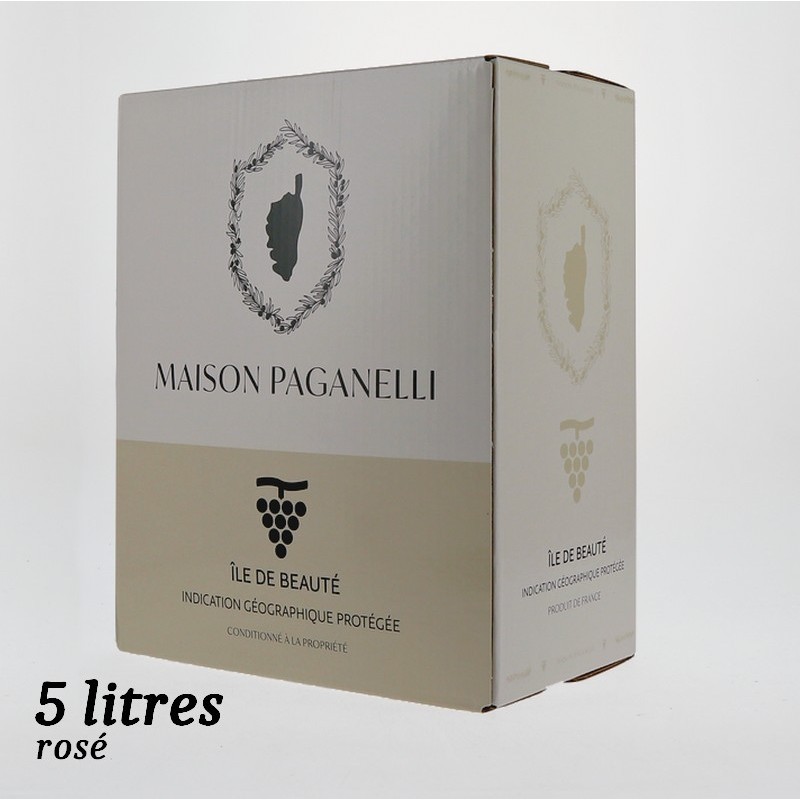 cuvée PAGANELLI igp Île de Beauté BIB rosé 5L