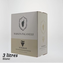 cuvée PAGANELLI igp Île de Beauté BIB blanc 3 litres
