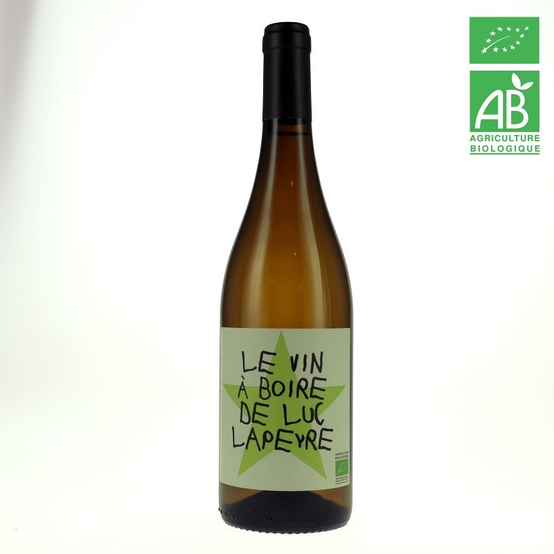 LE VIN A BOIRE Luc Lapeyre vdf blanc 75cl