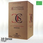 Château St Cyrgues aop Costières de Nîmes BIB rouge 10L