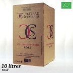 Château St Cyrgues aop Costières de Nîmes BIB rosé 10L