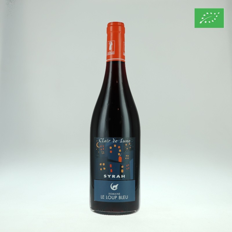 Dom.Le Loup Bleu CLAIR DE LUNE igp Méditerranée rouge 75cl