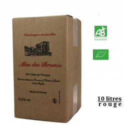 MAS DES BRUNES igp Côtes deThongue BIB rouge 10L